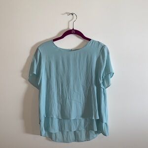 4/$15 Forever 21 Layers Mint Green Blouse